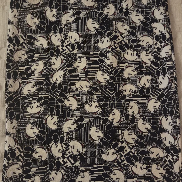 Mickey Mouse Pencil Skirt or Strapless Top LuLaRoe Cassie XS Disney Stretch - Picture 7 of 8